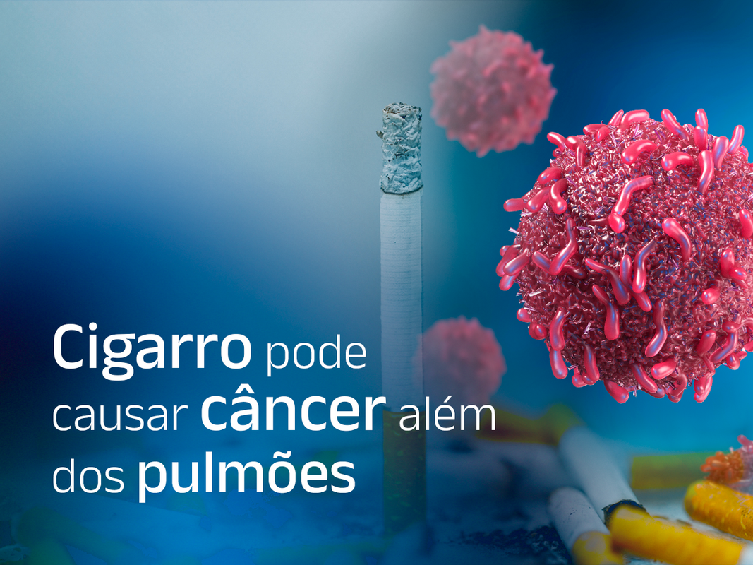 Cigarro pode causar câncer além dos pulmões