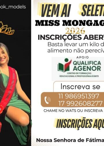 Miss Mongaguá 2026 abre preparação e reforça tradição cultural da cidade