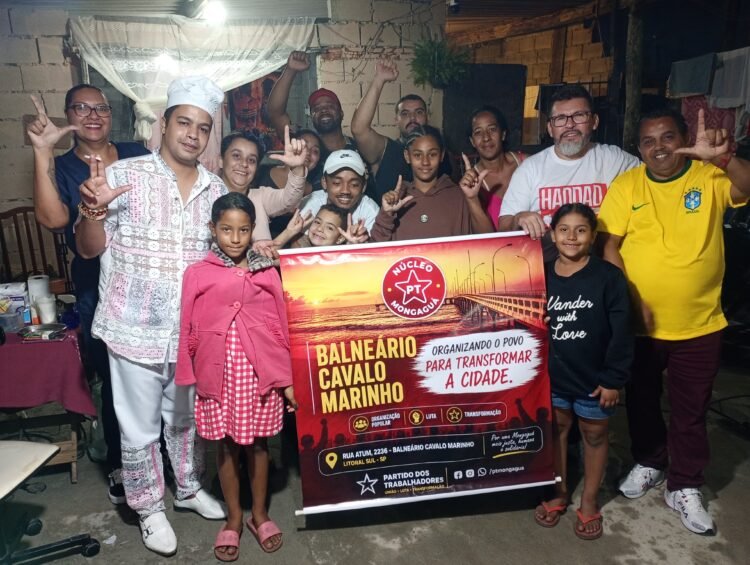 PT de Mongaguá fortalece organização popular e inaugura primeiro núcleo do partido na cidade