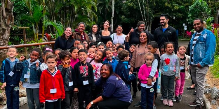 Alunos da EMEI Catatau participam de atividades ambientais no Parque Ecológico de Mongaguá