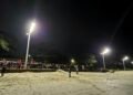 Guarujá instala nova iluminação em LED na orla da Praia do Guaiúba