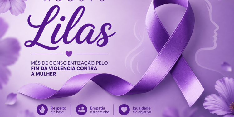 Caminhada do Agosto Lilás reúne idosos de Mongaguá contra a violência doméstica