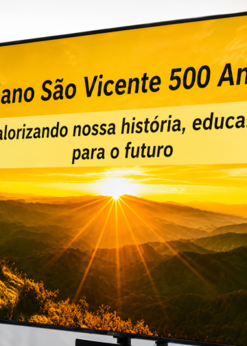 Plano São Vicente 500 Anos reúne projetos para transformar a cidade até 2032