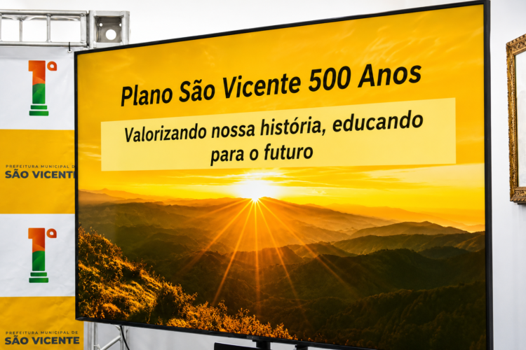 Plano São Vicente 500 Anos reúne projetos para transformar a cidade até 2032